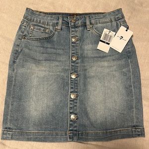 Kids 7 for all mankind denim skirt size 12